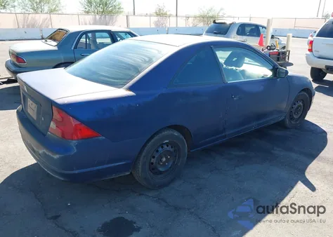 2002 Honda Civic Ex из США, поврежденный, VIN 1HGEM22922L011148